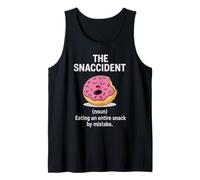 Snaccident Mangiare Un Intero Snack da Errore Donut Canotta