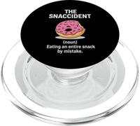 Snaccident Mangiare Un Intero Snack Da Errore Donut PopSockets PopGrip per MagSafe