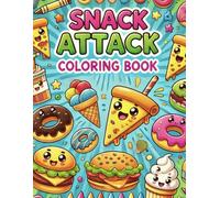 Snack Attack: Adorable Kawaii Food Coloring Fun for Kids
