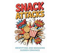 Snack Attack Identifying And Managing Sudden Cravings: FAKE Book Cover for College Student Gag Gift Novelty Prank Journal White Elephant Secret Santa Joke Blank Notebook