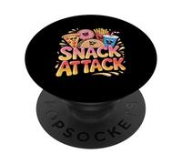 Snack Attack Pizza Ciambelle Patatine Taco PopSockets PopGrip Adesivo