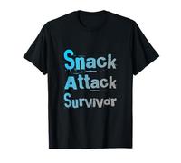 Snack Attack Survivor Alimentato da Snack Questo è Il Mio spuntino Maglietta