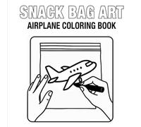 SNACK BAG ART: Airplane Coloring Book