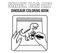 SNACK BAG ART: Dinosaur Coloring Book