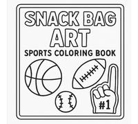 SNACK BAG ART: Sports Coloring Book