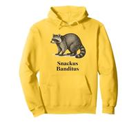 Snack Bandit Falso Nome Latino Divertente Procione Vintage Art Felpa con Cappuccio