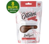 Snack Barrette per cani Ortolotti gusto zucca e igname misura Small 8 buste da 2
