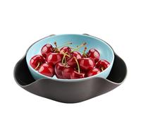 Snack Bowls for Pistachios, Double Layer Serving Bowl, Nut Serving Dish