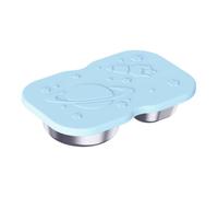 Snack Box Containers, Stainless Steel Divided Food Tray, Leakproof Lid | Snack Box Containers, Divided Steel Food Tray, Secure Silicone Cover, Portable Meal Storage, for Snacks, School, Office, Trip