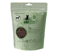 catz finefood Meatz Gatti Deliziosi Cavallo N° 15 - Strisce croccanti in 100% carne di cavallo - Snack per gatti per chi soffre di allergie senza zucchero, senza cereali (1 x 45 g)