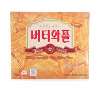 Snack coreano CROWN BUTTER WAFFLES 316 g delizioso buon spuntino con caffè