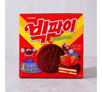 Snack coreano CROWN VIG PIE FRAGOLA 324 g delizioso buon spuntino