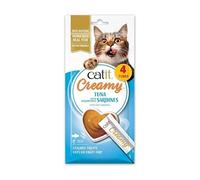 Snack cremosi per gatti Catit Creamy Tonno e Sardina 4 Tubi x 10 g