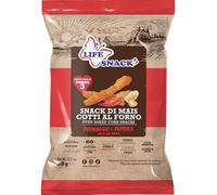 SNACK DI MAIS BASTONCINI AL FORMAGGIO E PAPRIKA "LIFE SNACK" PACCHETTO DA 20g, CONFEZIONE CONTENENTE 8 PACCHETTI