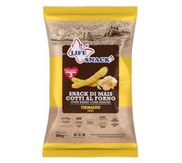 SNACK DI MAIS BASTONCINI AL FORMAGGIO "LIFE SNACK" PACCHETTO DA 90g, CONFEZIONE CONTENENTE 18 PACCHETTI