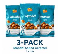 Snack esotici caramello salato cioccolato mandorle sale marino 3x125g...