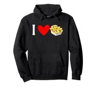 Snack Food I Love Nachos Felpa con Cappuccio