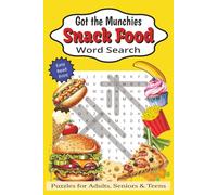 Snack Food Word Search Puzzles: A Deliciously Fun Puzzle Collection for Foodies & Snack Lovers - Enjoy Easy Read Print for Adults & Seniors with Compact 6x9 Inch Carry-Anywhere-Size