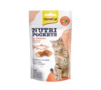 Snack GimCat Nutri Pockets con Salmone 60 g Arancio brillante