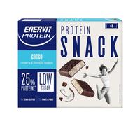 ENERVIT Protein - Snack Cocco E Cioccolato Fondente - 8 Barrette Proteiche