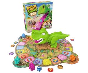 Snack-O-Saurus Rex - un gioco da tavolo interattivo per gli amanti degli snack e i fan dei dinosauri, divertente gioco per famiglie, gioco da tavolo per la notte dei giochi in famiglia, per bambini