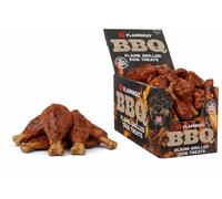 Snack per cani - Bastoncini per cani - Flamingo BBQ Costoletta con pollo M - 11 x 7 x 1 cm - 1,9 kg display - ricco di proteine - senza glutine - senza cereali - senza zuccheri aggiunti