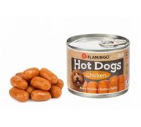 Snack per cani - Bastoncini per cani - Flamingo Cocktail Mini Salsicce con pollo - 12 pezzi 120 g - senza zucchero - senza coloranti e aromi artificiali - prodotto in Europa