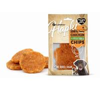 Snack per cani - Bastoncini per cani - Flamingo Hapki Chips con pollo e verdure - 5 cm - 85 g - senza zuccheri aggiunti