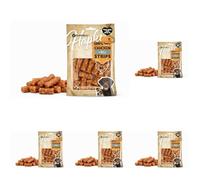 Snack per cani - Bastoncini per cani - Flamingo Hapki Strisce con pollo, riso e sesamo - 85 g - senza zuccheri aggiunti (Confezione da 5)