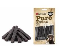 snack per cani - bastoncini per cani - hapki pure strips - cavallo - ipoallergenico - 85g