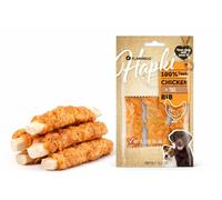 snack per cani - bastoncini per cani - hapki rib - pollo - ricco di proteine - 100g