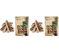 Snack per cani - Bastoncini per cani - Hapki Strisce di sushi con coniglio & pesce - Senza cereali - 85 g - Flamingo (Confezione da 2)