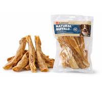 snack per cani - bastoncini per cani - pelle di testa di bufalo 25cm 400g - snack naturale - senza glutine - senza additivi