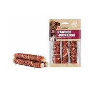 snack per cani - bastoncini per cani - R'Hide con anatra e merluzzo - 17 cm - 3 pezzi - 155 g - senza glutine - senza cereali - senza zuccheri aggiunti