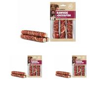 snack per cani - bastoncini per cani - R'Hide con anatra e merluzzo - 17 cm - 3 pezzi - 155 g - senza glutine - senza cereali - senza zuccheri aggiunti (Confezione da 3)