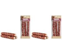 snack per cani - bastoncini per cani - R'Hide con anatra e merluzzo - 25 cm - 3 pezzi - 240 g - senza glutine - senza cereali - senza zuccheri aggiunti (Confezione da 2)