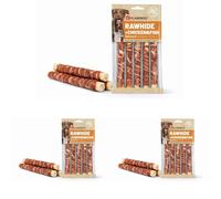 snack per cani - bastoncini per cani - R'Hide con pollo e merluzzo - 12 cm - 6 pezzi - 70 g - senza glutine - senza cereali - senza zuccheri aggiunti (Confezione da 3)