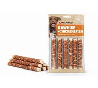 snack per cani - bastoncini per cani - R'Hide con pollo e merluzzo - 15 cm - 6 pezzi - 180 g - senza glutine - senza cereali - senza zuccheri aggiunti