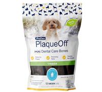 Snack per cani ProDen PlaqueOff Cura dentale delle ossa - Mini verdure (340 g)