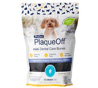 Snack per cani ProDen PlaqueOff Cura dentale delle ossa - Mini verdure & Mirtilli (340 g)