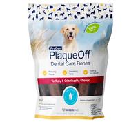 Snack per cani ProDen PlaqueOff Cura dentale delle ossa - Tacchino (482 g)