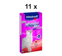 Snack Per Gatti Cat Liquid Snack Manzo - 11 X 90G - Leckerli Per Gatti VITAKRAFT