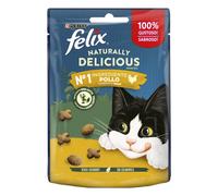 6x Aimento Gatto Felix Snack Biscotti 50Grammi Pollo