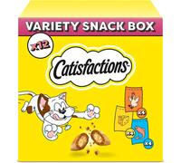 Snack per Gatto, Confezione Mista Con Pollo, Formaggio E Salmone, 1 Confezione (