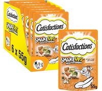 Snack per Gatto Shake Ups Multivitamins Delizie del Cortile 6 pacchi da 55g