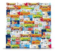 Snack sani, pacchetto di cura da 67 pezzi Premium Healthy Mixed Box & Snack Gift Variety Pack - Ideale per casa, pranzi, lavoro, afferra e vai, ufficio, riunioni, - bar per la colazione, barrette di