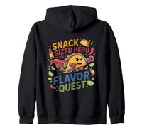 Snack-Sized Hero on a Flavor Quest Cute Taco Felpa con Cappuccio