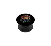 Snack-sized hero on a flavor quest Cute Taco PopSockets PopGrip Adesivo