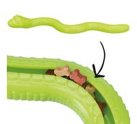 Snack Snake aus Gummi- 42 cm- mit Schlitz 1 pz Mangime