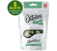 Snack spazzolini per cani Ortolotti gusto arancia e menta misura Medium 8 buste